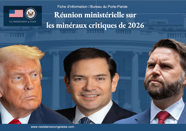 USA/ Réunion ministérielle sur les minéraux critiques de 2026 –  (Fiche d&rsquo;information)