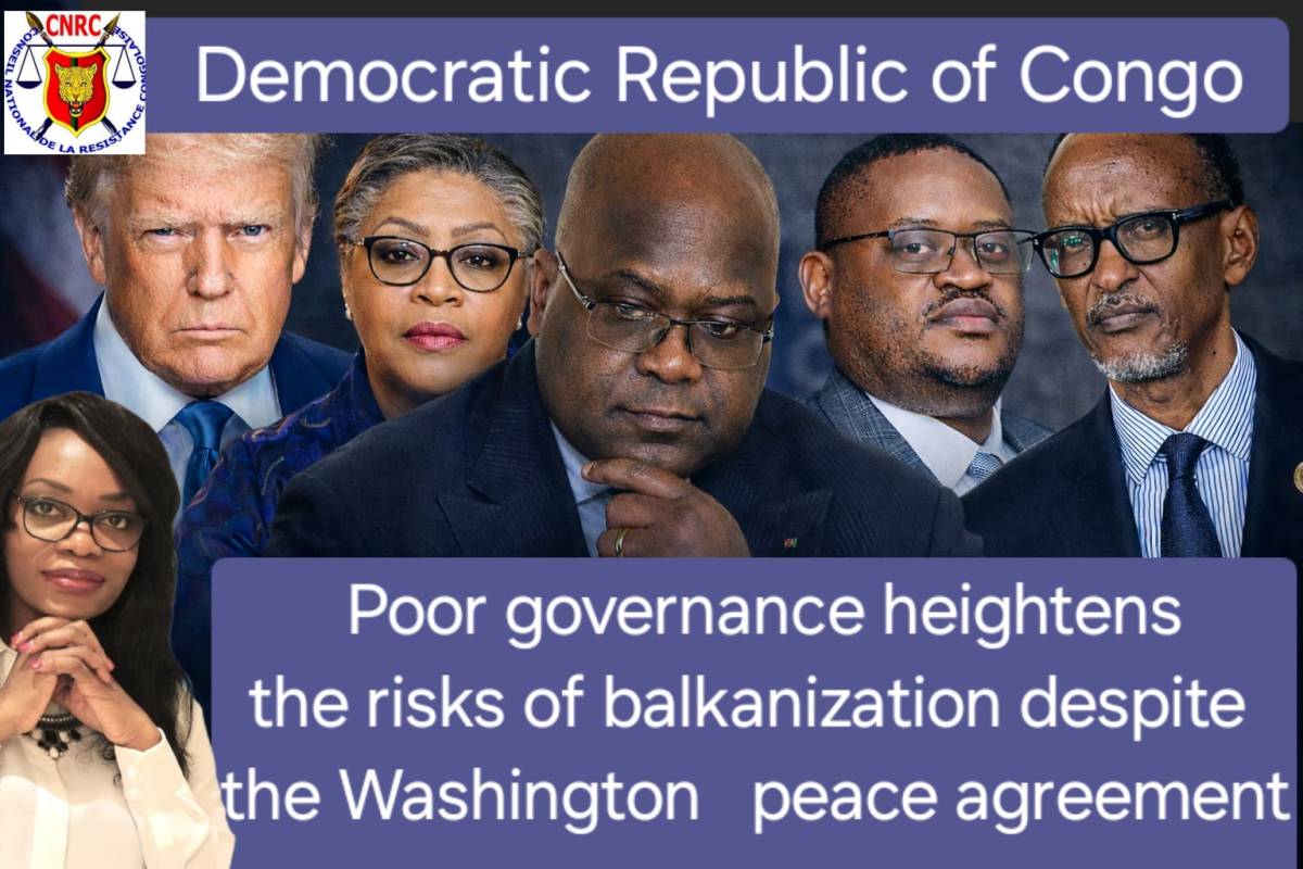 DRC/ Poor governance heightens the risks of balkanization despite the Washington peace agreement&nbsp;(CNRC)