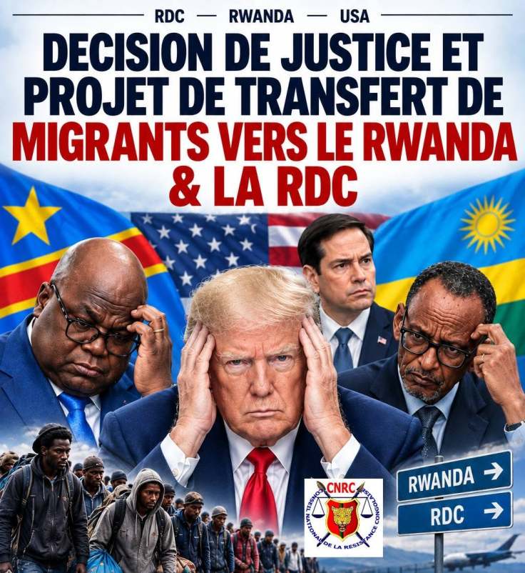 RDC – RWANDA – USA : Justice & projets de transferts de migrants vers la RDC et le Rwanda : Encore un  accord mort-né&nbsp;?